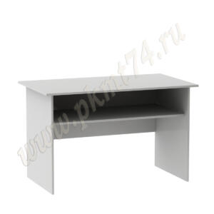 Стол для общежития письменный с полкой МТ 06-2 Серый Стол для общежития письменный с полкой МТ 06-2 Серый