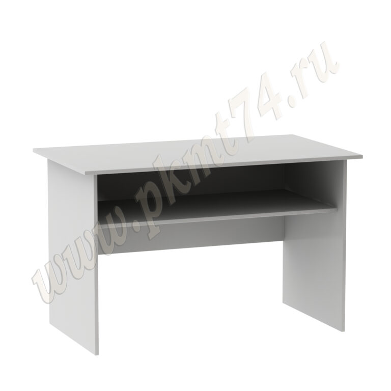 Стол для общежития письменный с полкой МТ 06-2 Серый