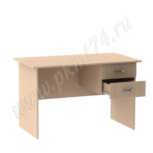 Стол для общежития с двумя ящиками МТ 06-8 дуб Молочный Стол для общежития с двумя ящиками МТ 06-8 дуб Молочный