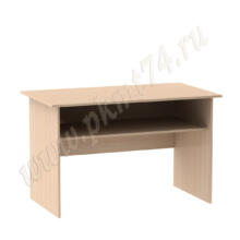 Стол для учителя письменный с полкой МТ 06-2 Дуб Молочный