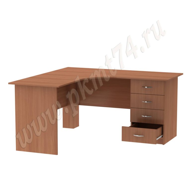 Стол для учителя угловой МТ 06-14 Вишня Оксфорд