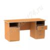 Стол для воспитателя с большими тумбами МТ 06-12 Оранжевый (Манго)