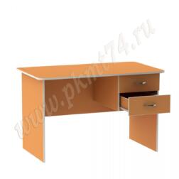 Стол для воспитателя с двумя ящиками МТ 06-8 Оранжевый (Манго)