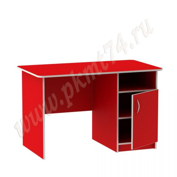 Стол для воспитателя с тумбой МТ 06-7 Красный