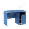 Стол для воспитателя с тумбой МТ 06-7 Голубой