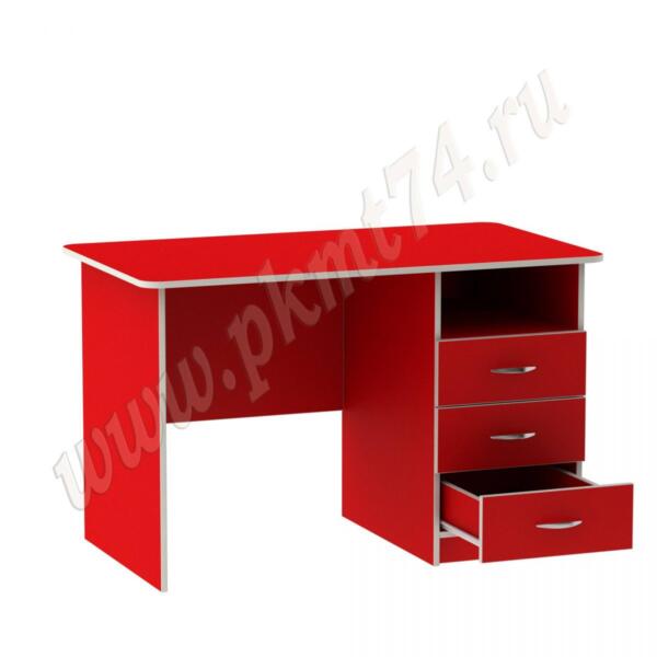 Стол для воспитателя с ящиками и нишей МТ 06-9 Красный