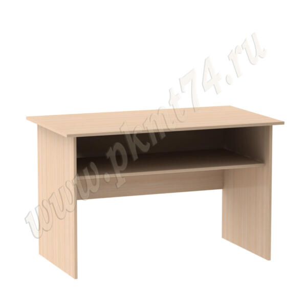 Стол для врача письменный с полкой МТ 06-2 дуб Молочный