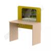 Стол для занятий с зеркалом МТ 17-100 Дуб Молочный-Жёлтый