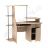 Стол компьютерный с полочками для книг МТ 07-16 дуб Молочный