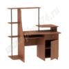 Стол компьютерный с полочками для книг МТ 07-16 Вишня