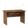 Стол компьютерный офисный с полкой под клавиатуру МТ 07-1 Орех