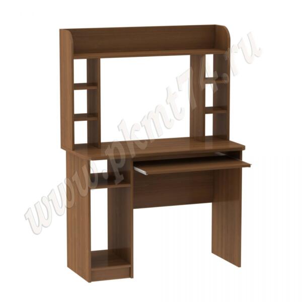Стол компьютерный с полками для дисков МТ 07-14 Орех