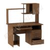 Стол компьютерный с полками МТ 07-11 Орех Стол компьютерный с полками МТ 07-11 Орех