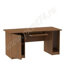 Стол компьютерный двухтумбовый для офиса МТ 07-4 Орех