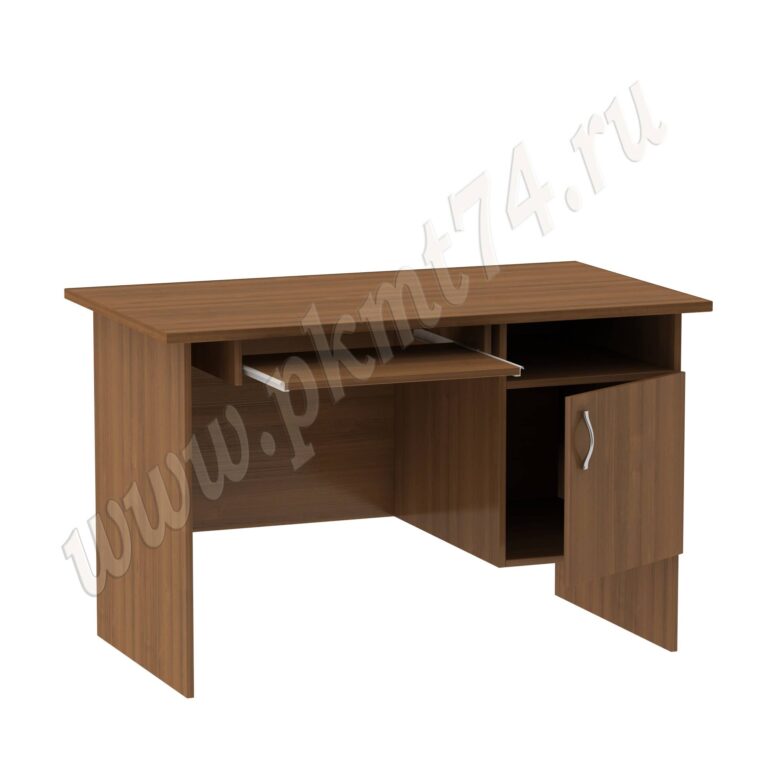 Стол компьютерный для офиса с тумбой МТ 07-2 Орех