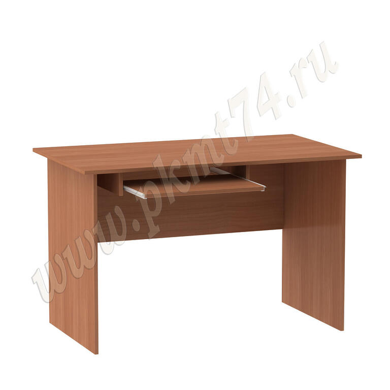Стол компьютерный офисный с полкой под клавиатуру MT 07-1 вишня Оксфорд