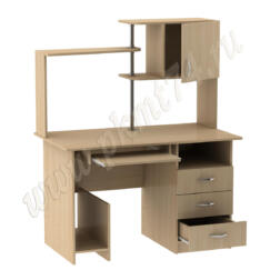 Стол компьютерный с полками MT 07-11 Клён Стол компьютерный с полками MT 07-11 Клён