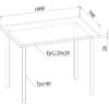 Стол обеденный на металлокаркасе МТ 20-5 1000×700×750 Стол обеденный на металлокаркасе МТ 20-5 1000×700×750
