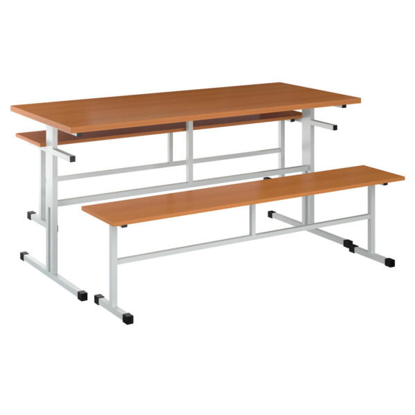 Стол обеденный с лавочками МТ 20-10 Вишня Оксфорд