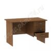 Стол однотумбовый с ящиками МТ 06-10 Орех