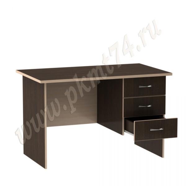 Стол однотумбовый с ящиками МТ 06-10 Венге-Молочный