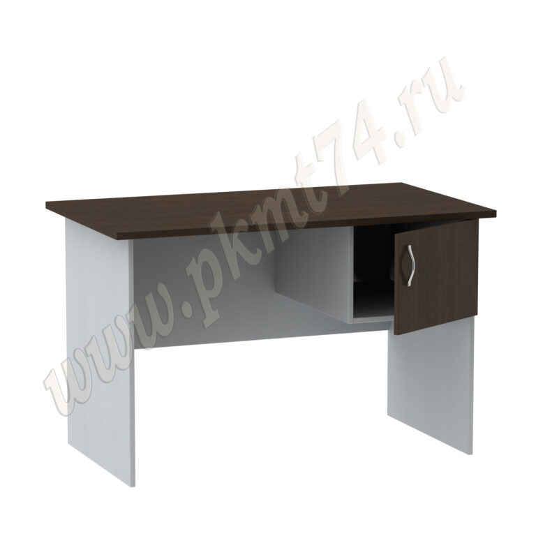 Стол офисный однотумбовый МТ 06-3 Алюм-Венге