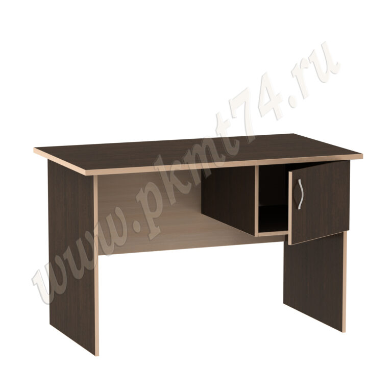 Стол офисный однотумбовый МТ 06-3 Венге-Мол