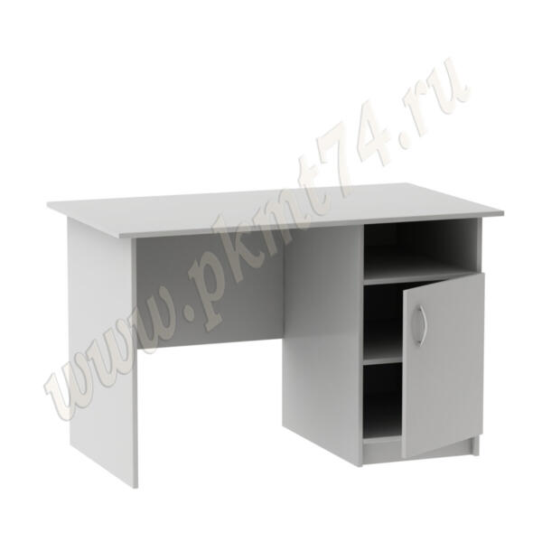 Стол письменный однотумбовый МТ 06-7 Серый