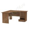 Стол письменный угловой для офиса МТ 06-14 Орех