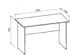 Стол письменный МТ 06-1 в линиях Стол письменный МТ 06-1 в линиях
