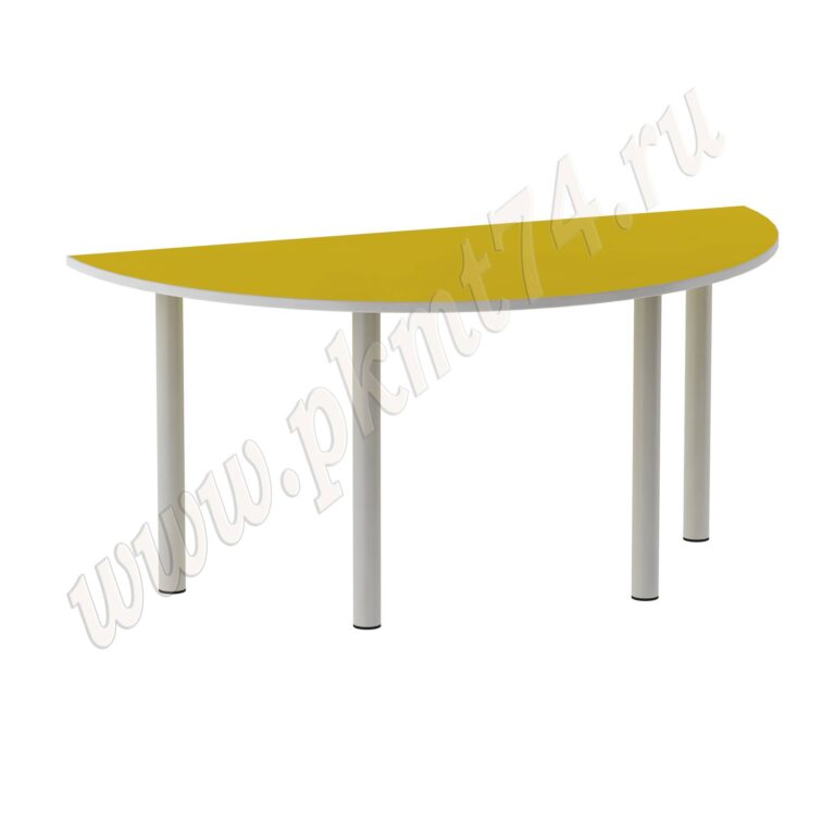 Стол полукруглый МТ 17-70 Желтый