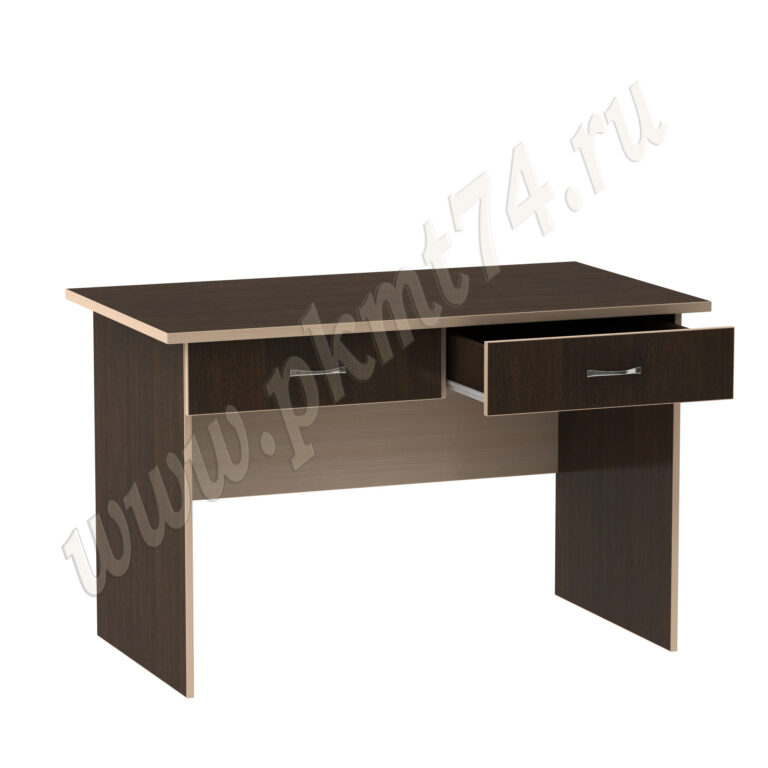 Стол рабочий офисный МТ 06-6 Венге-Молочный