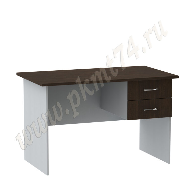 Стол с подвесной тумбой МТ 06-8 Алюминий-Венге Стол с подвесной тумбой МТ 06-8 Алюминий-Венге