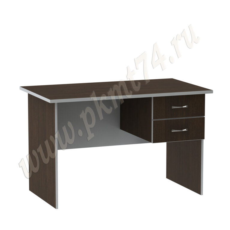 Стол с подвесной тумбой МТ 06-8 Венге-Алюминий Стол с подвесной тумбой МТ 06-8 Венге-Алюминий