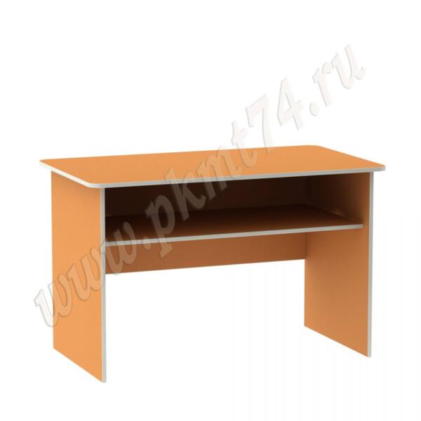 Стол с полкой для воспитателя МТ 06-2 Оранжевый (Манго)