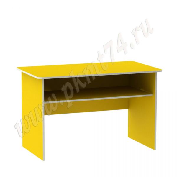 Стол с полкой для воспитателя МТ 06-2 Желтый