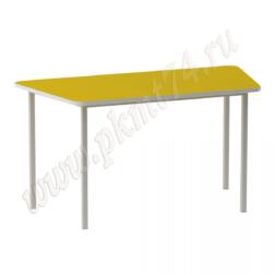 Стол трапециевидной формы МТ 17-8 Жёлтый
