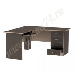 Стол угловой компьютерный для офиса МТ 07-6 Венге-Молочный Стол угловой компьютерный для офиса МТ 07-6 Венге-Молочный