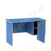 Стол воспитателя с вместительным ящичком, с полкой МТ 06-5 Голубой