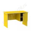 Стол воспитателя с вместительным ящичком, с полкой МТ 06-5 Жёлтый