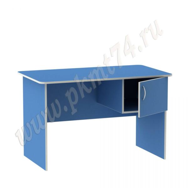 Стол воспитателя с ящиком МТ 06-3 Голубой