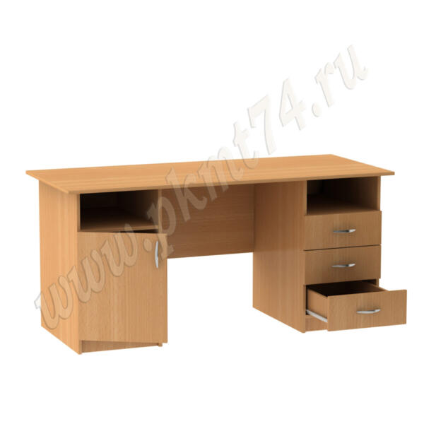 Стол врача двухтумбовый МТ 06-12 бук Бавария светлый Стол врача двухтумбовый МТ 06-12 бук Бавария светлый