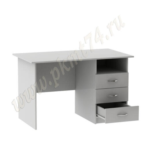 Стол врача рабочий с тумбой МТ 06-9 Серый