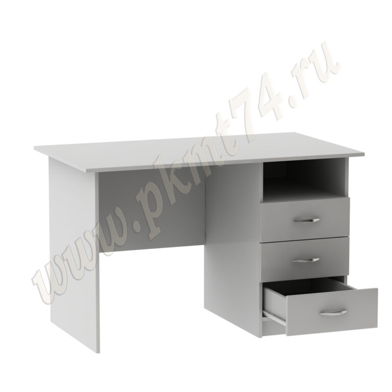 Стол врача рабочий с тумбой МТ 06-9 Серый