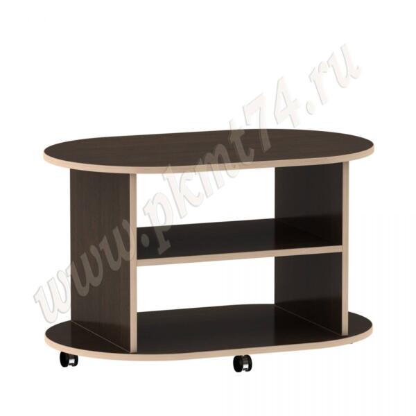Журнальный стол овальный МТ 29-1 Венге-Молочный