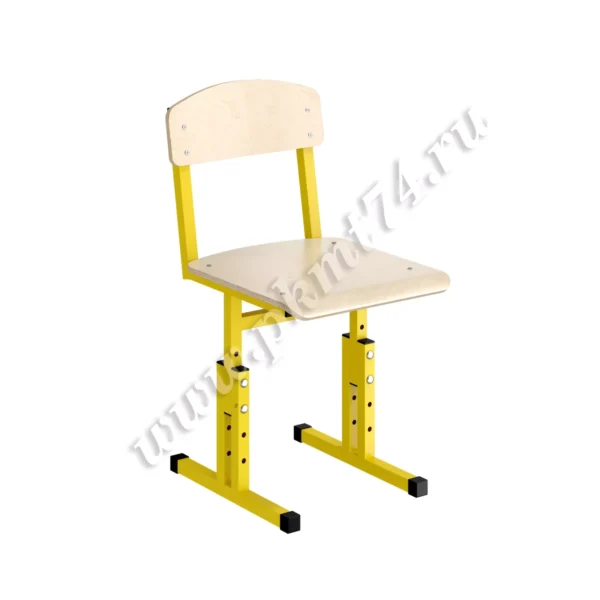 Стул детский регулируемый МТ 17-2 жёлтый каркас