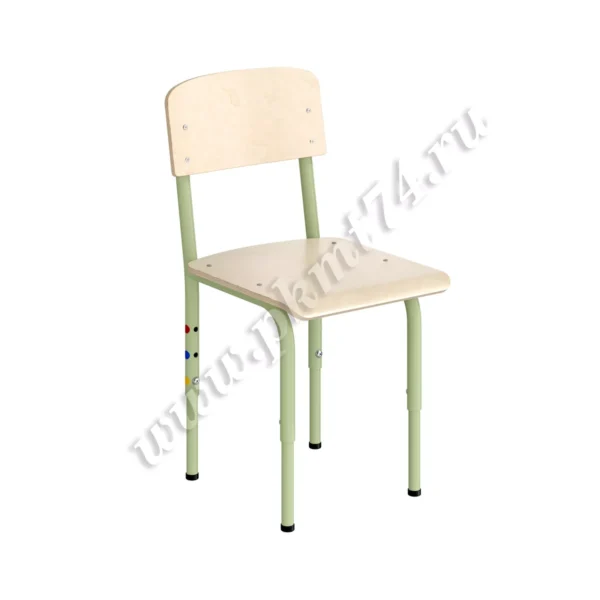 Стул для детского сада МТ 17-55 зелёный каркас