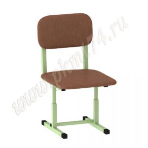 Стул Малыш регулируемый мягкий зеленый МТ 17-222 к-з Коричневый