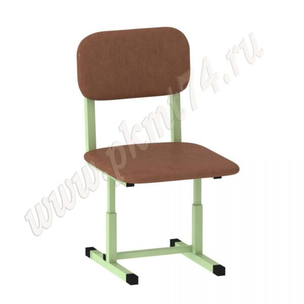 Стул Малыш регулируемый мягкий зеленый МТ 17-222 к-з Коричневый
