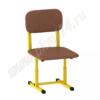 Стул Малыш регулируемый мягкий жёлтый МТ 17-222 к-з Коричневый